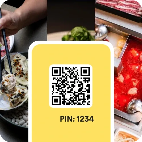 Redeem at any partner restaurant