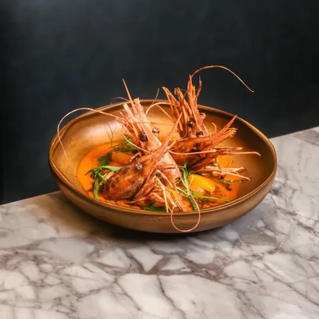Spot prawns at ELEM in Vancouver