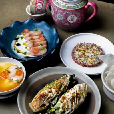 A tasting plate at Torafuku in Vancouver