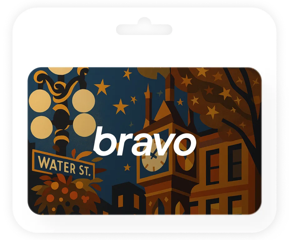 Bravo gift card