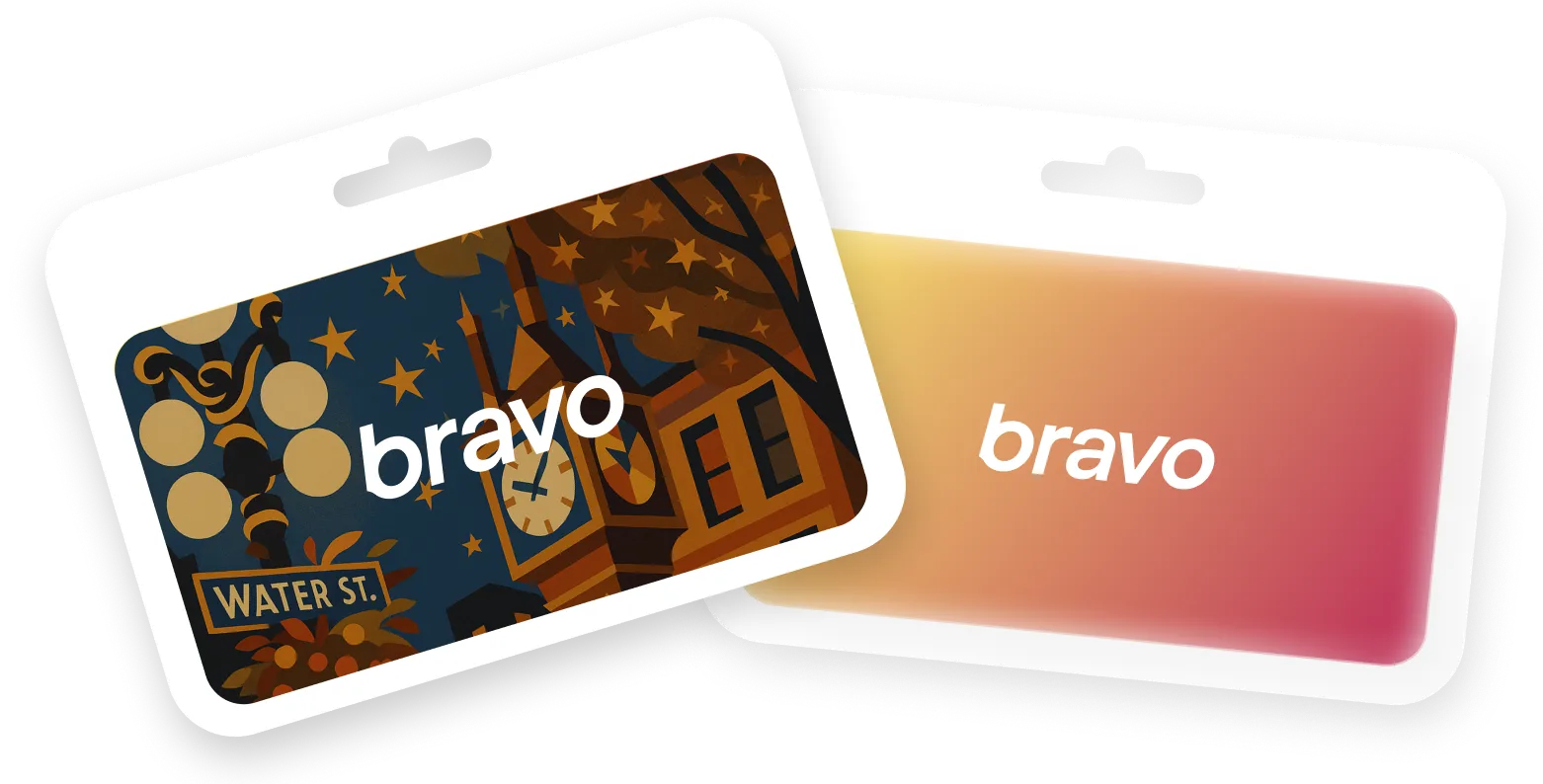 Bravo Two Card Tilted