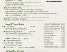 Cathy's Cafe - Cafe restaurant in Vancouver – fine dining dishes, interior photos, and ambiance.