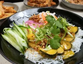 The Hestia Veggie - Vegan restaurant in Downtown Vancouver – fine dining dishes, interior photos, and ambiance.