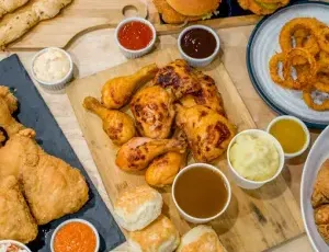 HiFive Chicken Marine Dr - Burger & Fried Chicken restaurant in Vancouver – fine dining dishes, interior photos, and ambiance.
