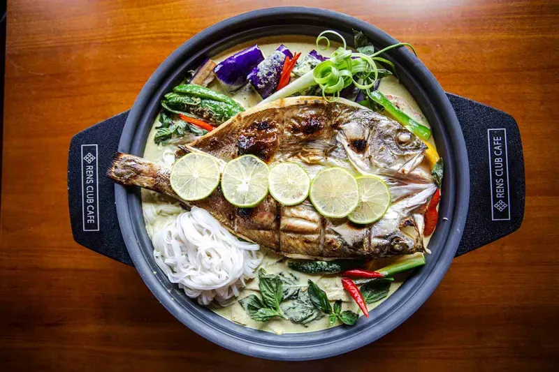Picture of dish Thai Curry Grilled Fish at RENS