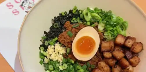 Picture of dish Traditional Mazesoba Combo at Soft Spot Kitchen