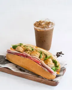 Picture of dish COMBO Bánh Mì and Saigon Classic Coffee at Saigon Bites Kingsway