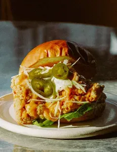 Picture of dish Crispy Chicken Sandwich at Aidan's Coffee & Food W Broadway