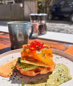 Picture of dish Rogue Waffle at AM Cafe