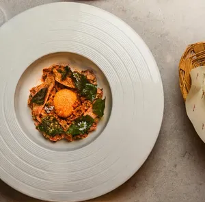 Picture of dish Beef Tartare at Modern Indian Cuisine